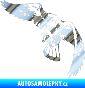 Samolepka Predators 041 levá chrom fólie stříbrná zrcadlová