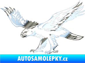 Samolepka Predators 043 levá chrom fólie stříbrná zrcadlová