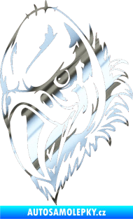 Samolepka Predators 052 levá chrom fólie stříbrná zrcadlová