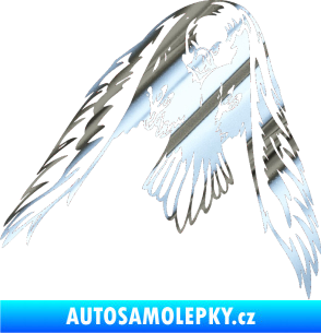 Samolepka Predators 055 levá chrom fólie stříbrná zrcadlová