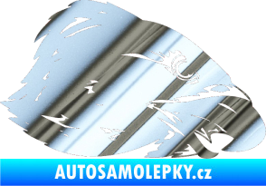 Samolepka Predators 064 pravá chrom fólie stříbrná zrcadlová