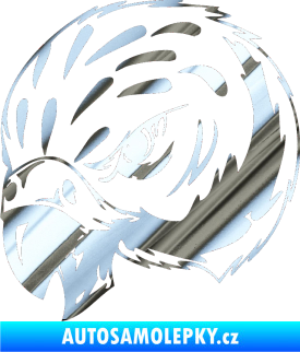 Samolepka Predators 065 levá chrom fólie stříbrná zrcadlová