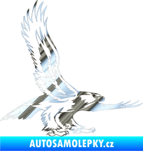 Samolepka Predators 068 pravá chrom fólie stříbrná zrcadlová