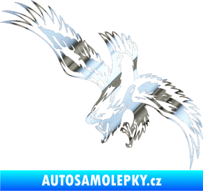 Samolepka Predators 098 levá chrom fólie stříbrná zrcadlová