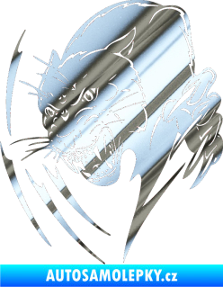 Samolepka Predators 111 levá puma chrom fólie stříbrná zrcadlová