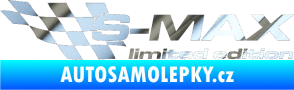 Samolepka S-MAX limited edition levá chrom fólie stříbrná zrcadlová