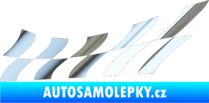 Samolepka Šachovnice 029 chrom fólie stříbrná zrcadlová