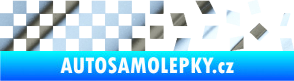 Samolepka Šachovnice 082 chrom fólie stříbrná zrcadlová