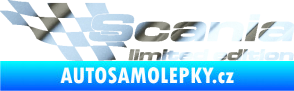 Samolepka Scania limited edition levá chrom fólie stříbrná zrcadlová