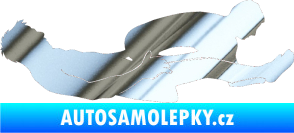Samolepka Sexy siluety 029 chrom fólie stříbrná zrcadlová