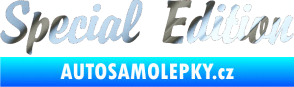 Samolepka Special edition 001 chrom fólie stříbrná zrcadlová