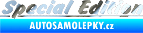 Samolepka Special edition 002 chrom fólie stříbrná zrcadlová