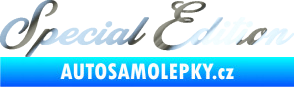 Samolepka Special edition 003 nápis chrom fólie stříbrná zrcadlová