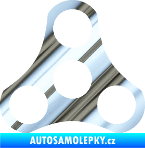 Samolepka Spinner chrom fólie stříbrná zrcadlová