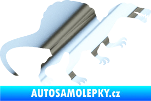 Samolepka Spinosaurus 001 pravá chrom fólie stříbrná zrcadlová
