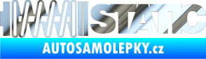 Samolepka Static 001 chrom fólie stříbrná zrcadlová