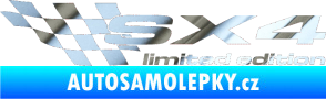 Samolepka SX4 limited edition levá chrom fólie stříbrná zrcadlová