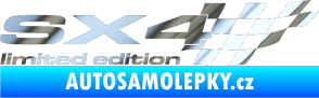 Samolepka SX4 limited edition pravá chrom fólie stříbrná zrcadlová