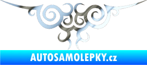 Samolepka Tetování 004 chrom fólie stříbrná zrcadlová