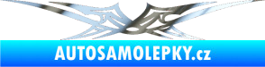 Samolepka Tetování 016 chrom fólie stříbrná zrcadlová