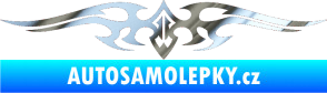 Samolepka Tetování 018 chrom fólie stříbrná zrcadlová