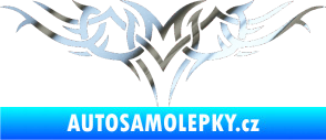 Samolepka Tetování 021 chrom fólie stříbrná zrcadlová