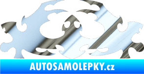 Samolepka Tetování 039 chrom fólie stříbrná zrcadlová