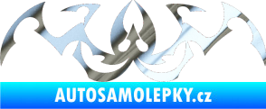 Samolepka Tetování 045 chrom fólie stříbrná zrcadlová