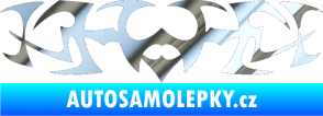 Samolepka Tetování 047 chrom fólie stříbrná zrcadlová