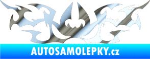 Samolepka Tetování 048 chrom fólie stříbrná zrcadlová