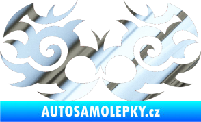Samolepka Tetování 056 chrom fólie stříbrná zrcadlová