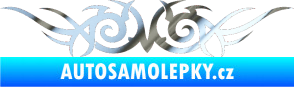 Samolepka Tetování 058 chrom fólie stříbrná zrcadlová
