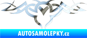 Samolepka Tetování 062 chrom fólie stříbrná zrcadlová