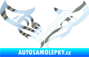 Samolepka Tetování 063 chrom fólie stříbrná zrcadlová