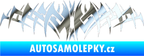 Samolepka Tetování 075 chrom fólie stříbrná zrcadlová