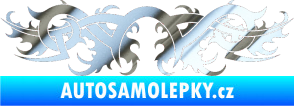 Samolepka Tetování 079 chrom fólie stříbrná zrcadlová