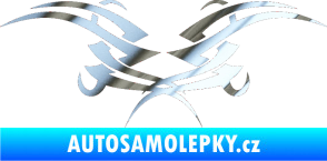 Samolepka Tetování 082 chrom fólie stříbrná zrcadlová