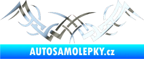 Samolepka Tetování 087 chrom fólie stříbrná zrcadlová