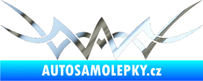 Samolepka Tetování 093 chrom fólie stříbrná zrcadlová