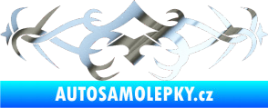 Samolepka Tetování 099 chrom fólie stříbrná zrcadlová