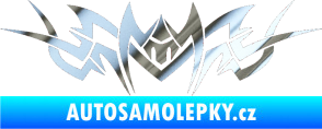 Samolepka Tetování 101 chrom fólie stříbrná zrcadlová