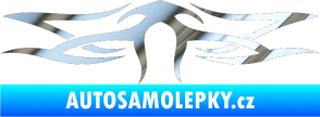 Samolepka Tetování 104 chrom fólie stříbrná zrcadlová