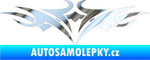 Samolepka Tetování 106 chrom fólie stříbrná zrcadlová