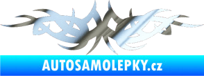 Samolepka Tetování 108 chrom fólie stříbrná zrcadlová