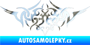 Samolepka Tetování 112 chrom fólie stříbrná zrcadlová