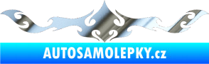 Samolepka Tetování 132 chrom fólie stříbrná zrcadlová
