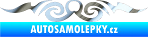 Samolepka Tetování 133 chrom fólie stříbrná zrcadlová