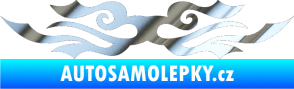 Samolepka Tetování 134 chrom fólie stříbrná zrcadlová