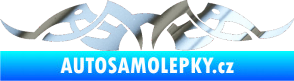 Samolepka Tetování 141 chrom fólie stříbrná zrcadlová