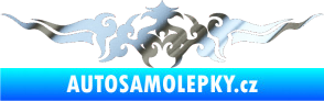 Samolepka Tetování 142 chrom fólie stříbrná zrcadlová